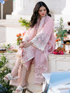 3 Piece Embroidered Lawn Shirt with Embroidered Organza Duppata 101