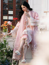 3 Piece Embroidered Lawn Shirt with Embroidered Organza Duppata 101