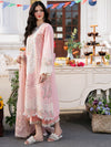 3 Piece Embroidered Lawn Shirt with Embroidered Organza Duppata 101