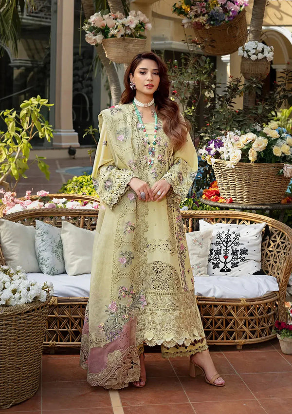 PREMIUM EMBROIDERED LUXURYLAWN | UNSTITCHED 3-PIECE SUIT 711