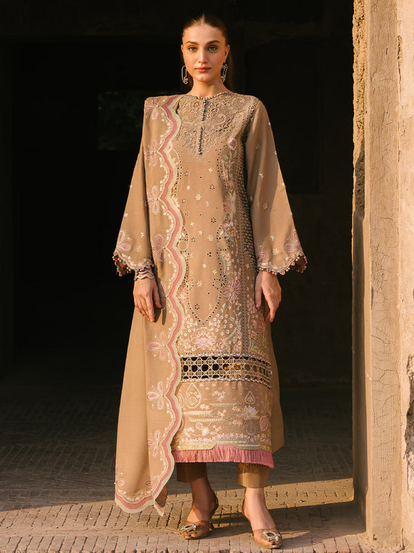 3 Pc Unstitched Suit Lawn Ebroidered Suit 998