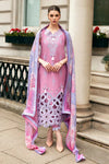 3 Pcs Embroidered Lawn Shirt with Printed Dupatta MS 2570B