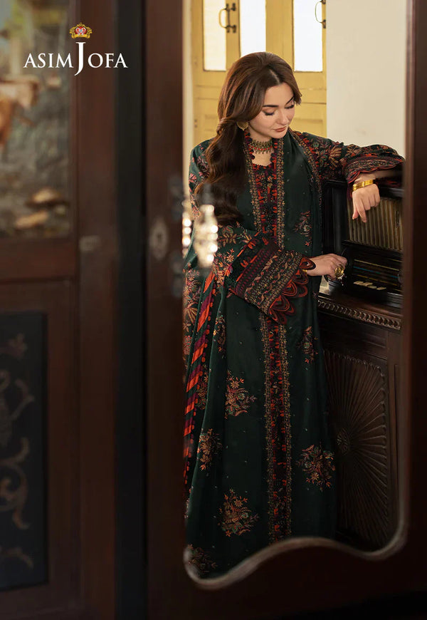 3PC DHANAK EMBROIDERED UNSTICHED SUIT 259