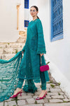 3Pc Embroidered Lawn Shirt with Embroidered Bamber Chiffon Dupatta MB2595