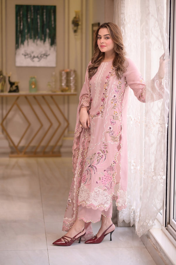 Lawn Unstitched Embroidered Collection with LAWN Dupata 701