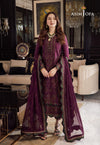 Asim Jofa Dhanak 3PC Embroidered With Chiffon Embroidered Dupatta V668