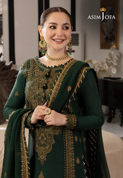 Dhanak 3PC Embroidered With Chiffon Embroidered Dupatta-244