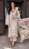 3 piece Embroidered Lawn Shirt with Digital Printed Poly Lawn Dupatta EL 12