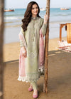 3 Piece Embroidered Lawn Shirt with Printed Organza Dupatta CH10