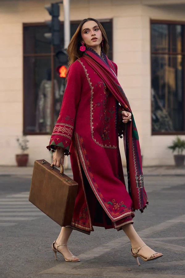 Lawn-3PC Embroidered Shirt with Digital Printed Jacquard Dupatta 712