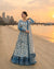 3PC LAWN EMBROIDERED SHIRT WITH NET EMBROIDERED DUPATTA AND TROUSER V718