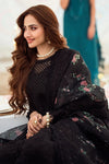 3PC DHANAKEMBROIDEREDUNSTITCHED DRESS - 520W