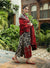 3 Pcs Digital Printed Lawn Shirt Trouser and Dupatta with Embroidered Patches MB 437