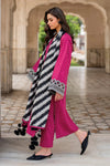 3 Piece Digital Printed Lawn Shirt Trouser with Lawn Dupatta BQ411