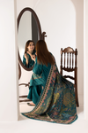 3 Piece Embroidered Lawn Shirt with Printed Poly Lawn Dupatta SN61