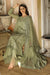3 Piece Embroidered Lawn Shirt with Embroidered Organza Dupatta SN 60