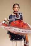 - UNSTITCHED 3PC DHANAK EMBROIDERED SUIT 241