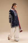 - UNSTITCHED 3PC DHANAK EMBROIDERED SUIT 241