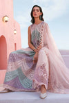 3 Piece Unstitched Embroidered Lawn Suit 717