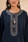 LAZULI-2PC LAWN EMBROIDERED SHIRT WITH LAWN EMBROIDERED TROUSER V733