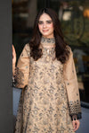 3PC DHANAK EMBROIDERED UNSTITCHED DRESS - 223