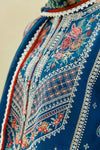3 Piece Embroidered Lawn Shirt and Trouser with Printed Poly Lawn Dupatta ZS50L