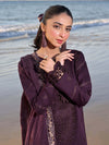 IZ 813-3 Piece Unstitched Heavy Embroidered Chickan Kari Dhanak Suit ( Full Embroidered Dhanak Dupatta )